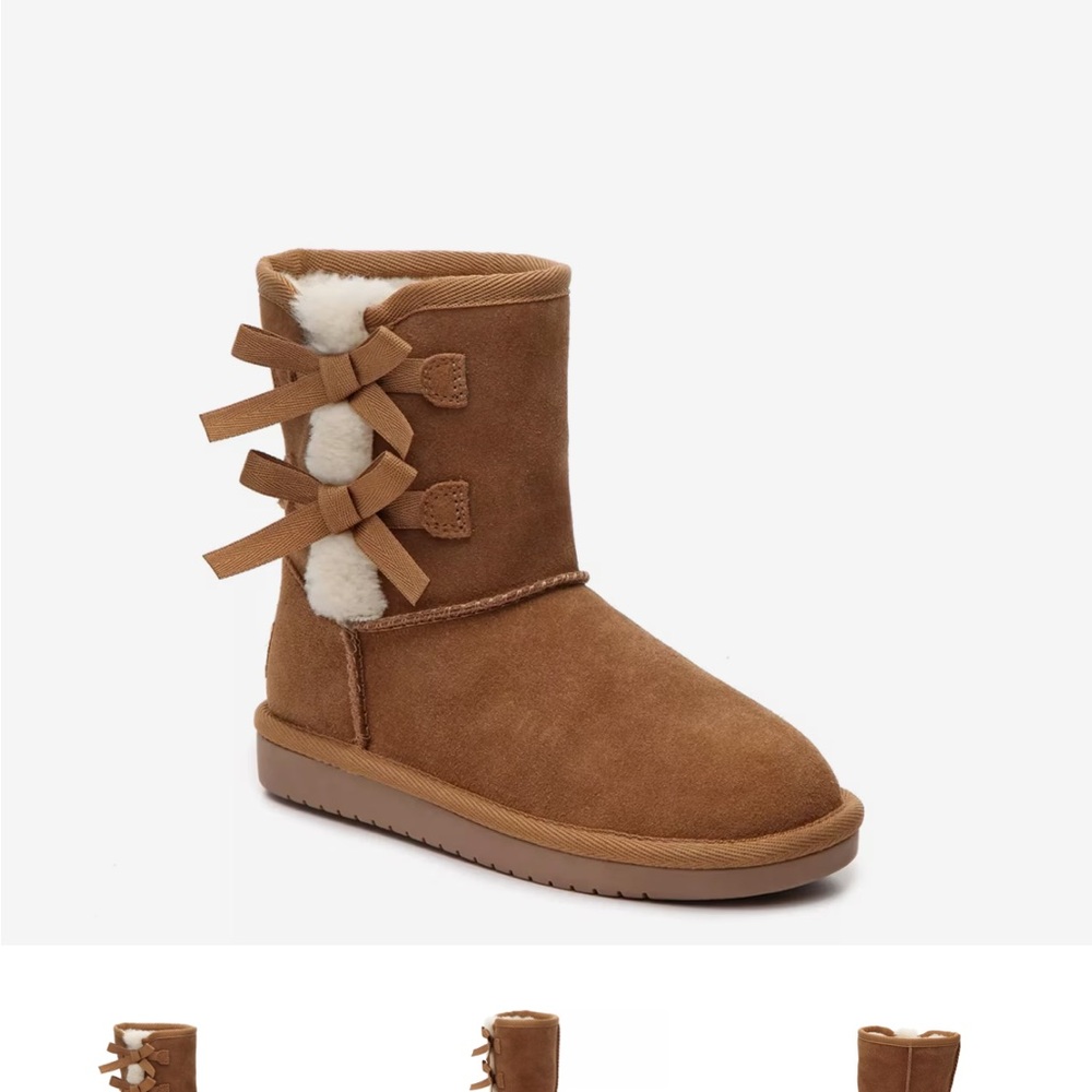 Koolaburra Kids Boots in Chestnut Brown